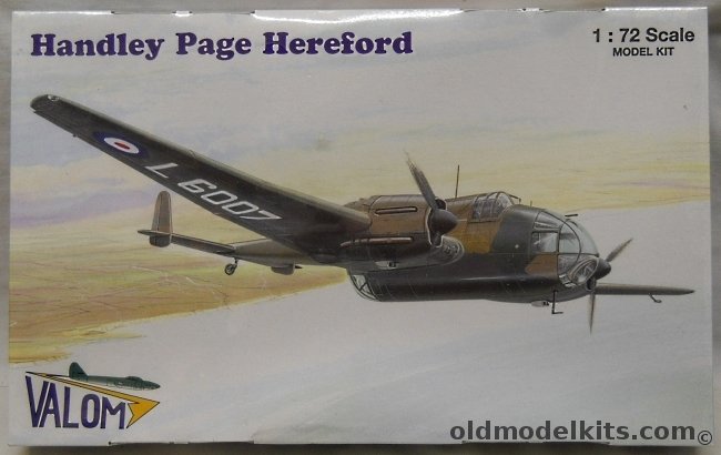 Valom 1/72 Handley Page Hereford - RAF 14 OTU No. 185 Squadron / RAF Training Units 1943, 72035 plastic model kit